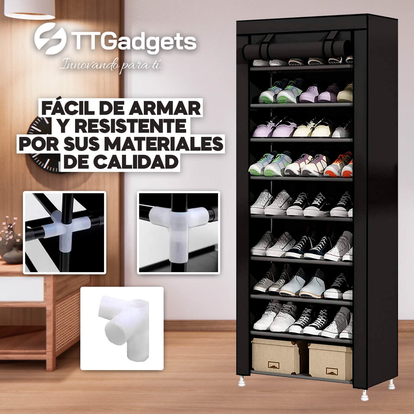 Estantería para Zapatos de Hasta 24 pares en 9 niveles ShoeStyle™