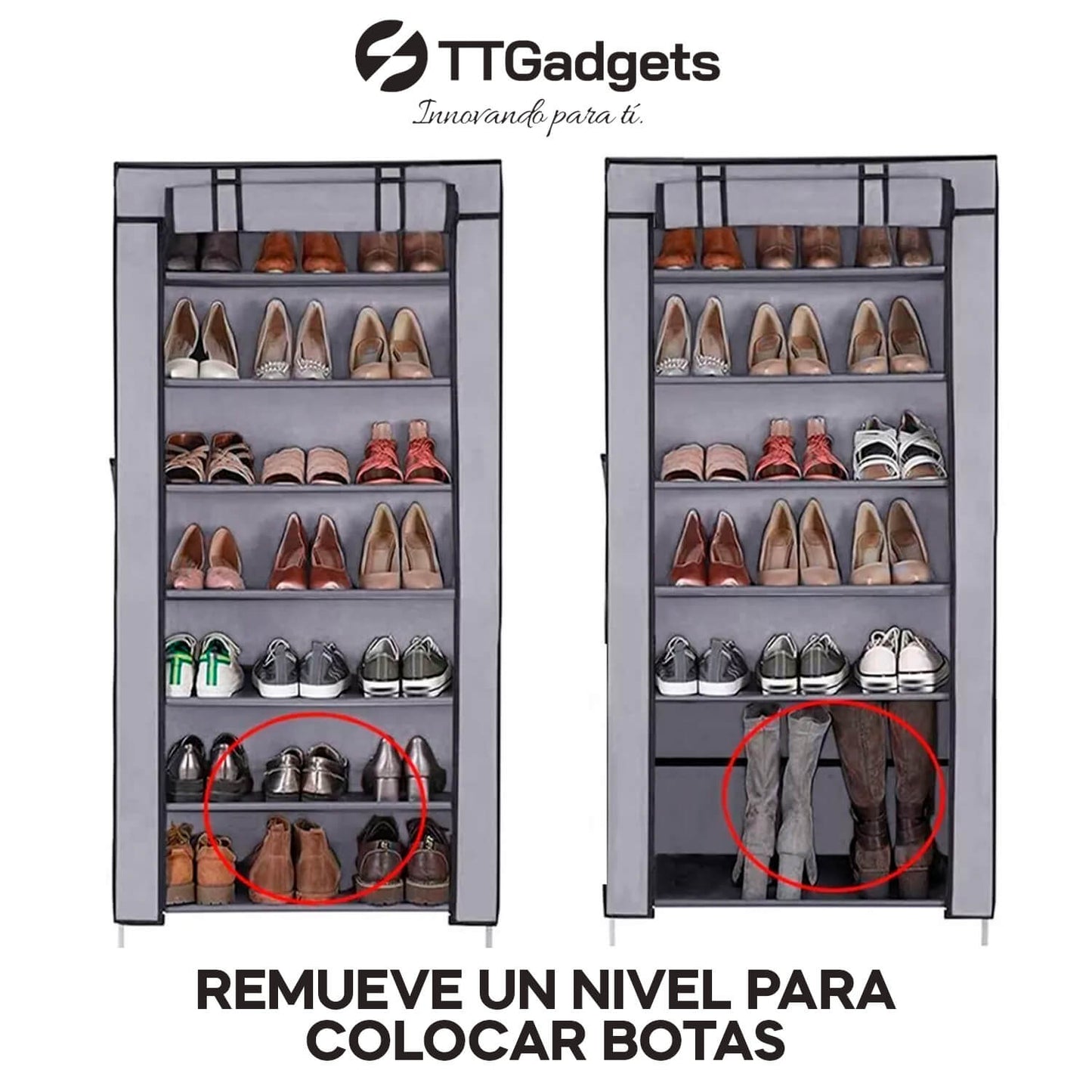 Estantería para Zapatos de Hasta 24 pares en 9 niveles ShoeStyle™