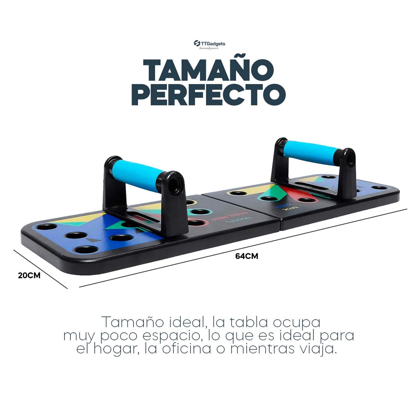 Tablero de Push Up/Flexiones de entreno completo de tren superior Flex Body®