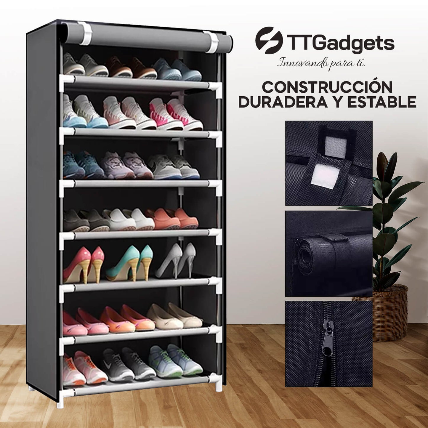 Estantería para Zapatos de Hasta 24 pares en 9 niveles ShoeStyle™