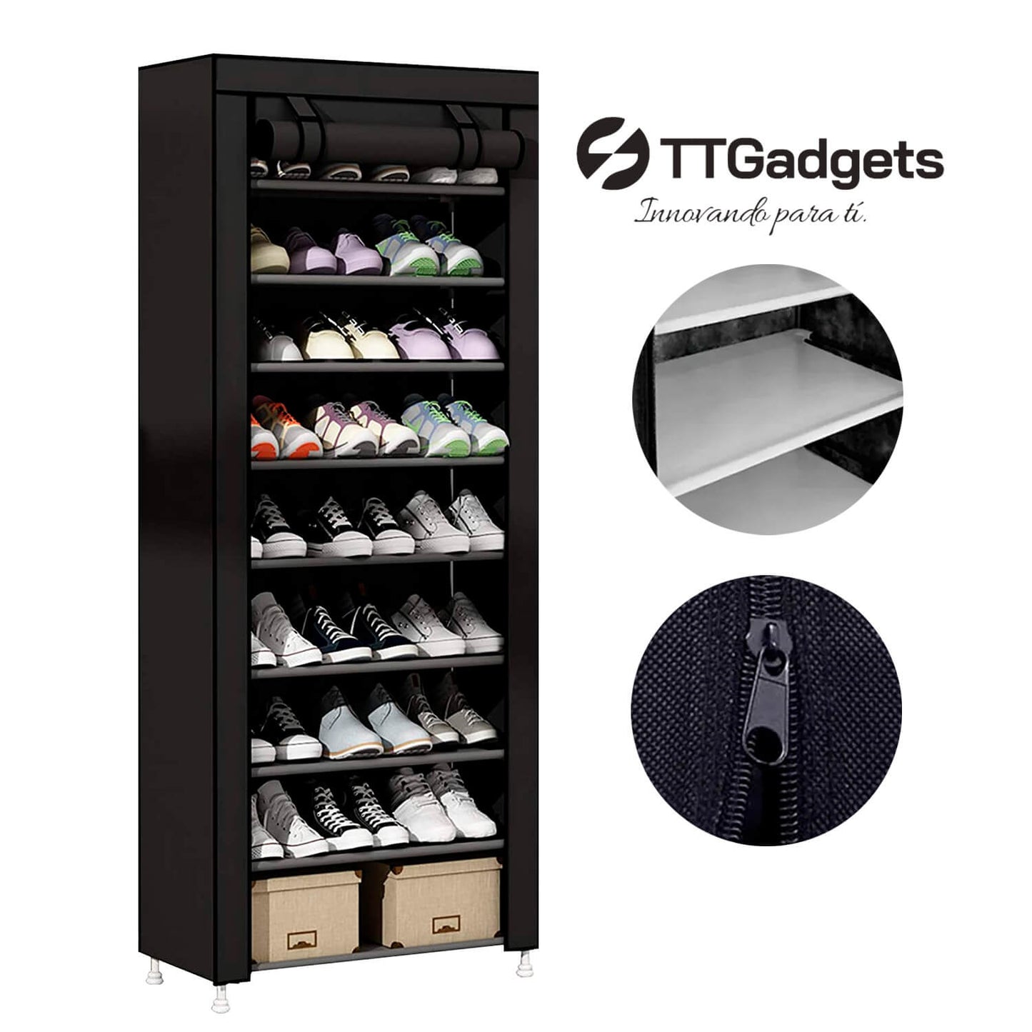 Estantería para Zapatos de Hasta 24 pares en 9 niveles ShoeStyle™