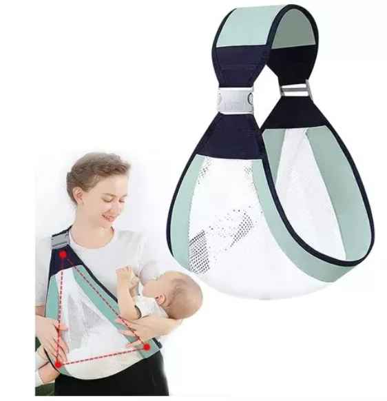 Mochila Cangurera Portabebés Ergonomica soporta hasta 20kg BabySafe™