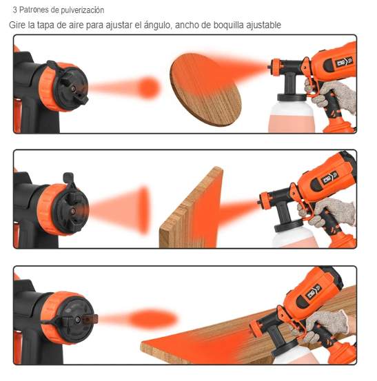 Pistola de pintura eléctrica pulverizadora ZenitT™
