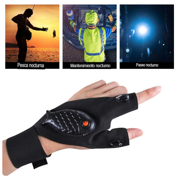 Guantes de linterna con luz Led Clari™