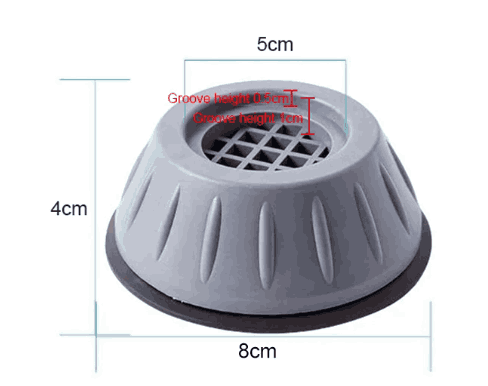 Kit de base anti vibración de 4 piezas Supports™