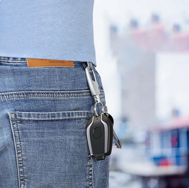 Ultra Charger® Cargador Llavero para Android/iPhone Portatil de Emergencia