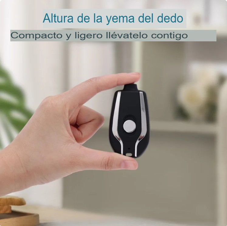 Ultra Charger® Cargador Llavero para Android/iPhone Portatil de Emergencia