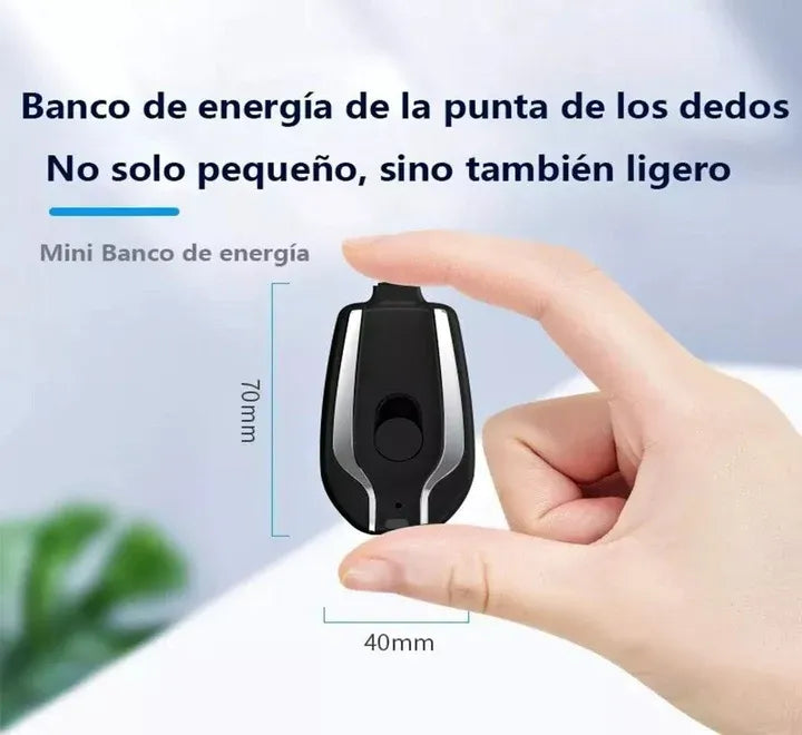 Ultra Charger® Cargador Llavero para Android/iPhone Portatil de Emergencia