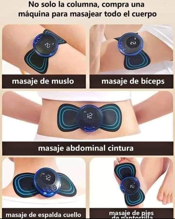 Kit de 3 Masajeadores Muscular de Fisioterapia para Cuello, Hombro, Espalda.