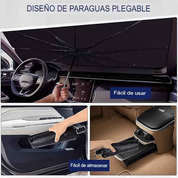 SOMBRILLA PARASOL PROTECTOR DE COCHE RETRACTIL SunCare™