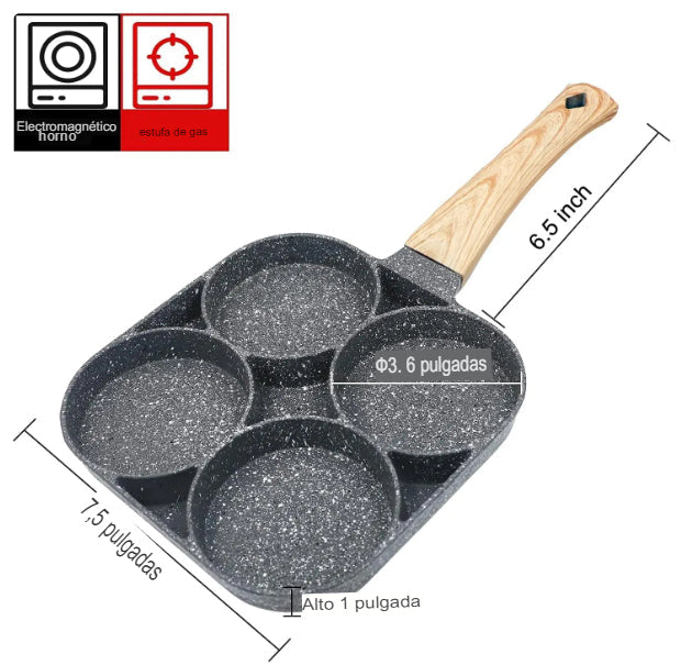 Sartén antiadherente de 4 Divisiones EasyCook™