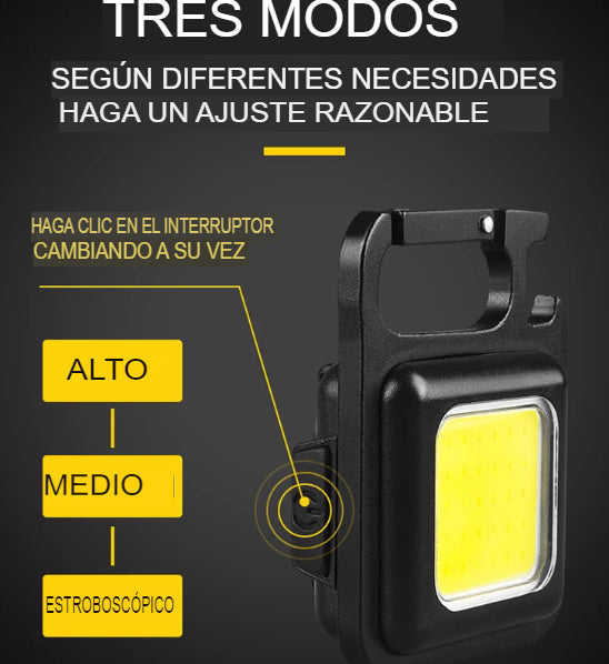 Mini linterna de llavero con ultra iluminación ILUMI™