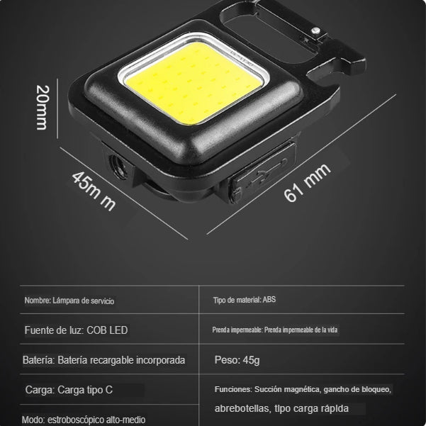 Mini linterna de llavero con ultra iluminación ILUMI™